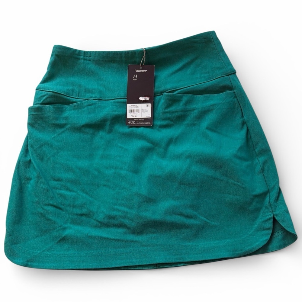 Walter Hagen 17” Golf Skort XS Pull On Sculpt Performance Green Womens NWT (KB1)